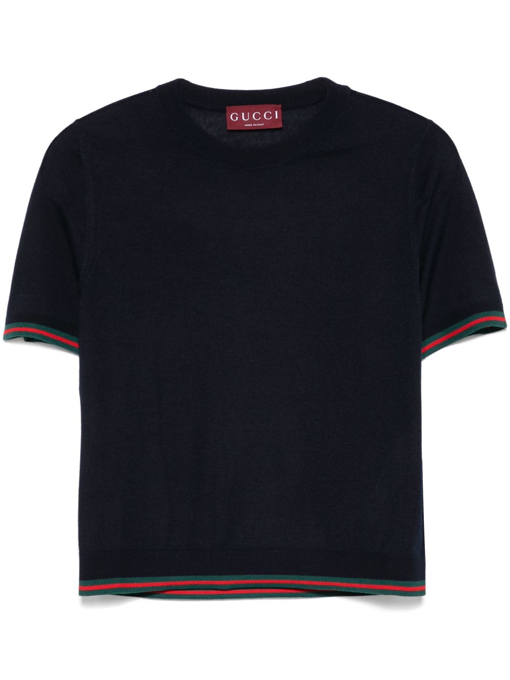 Gucci Top Blue Cashmere