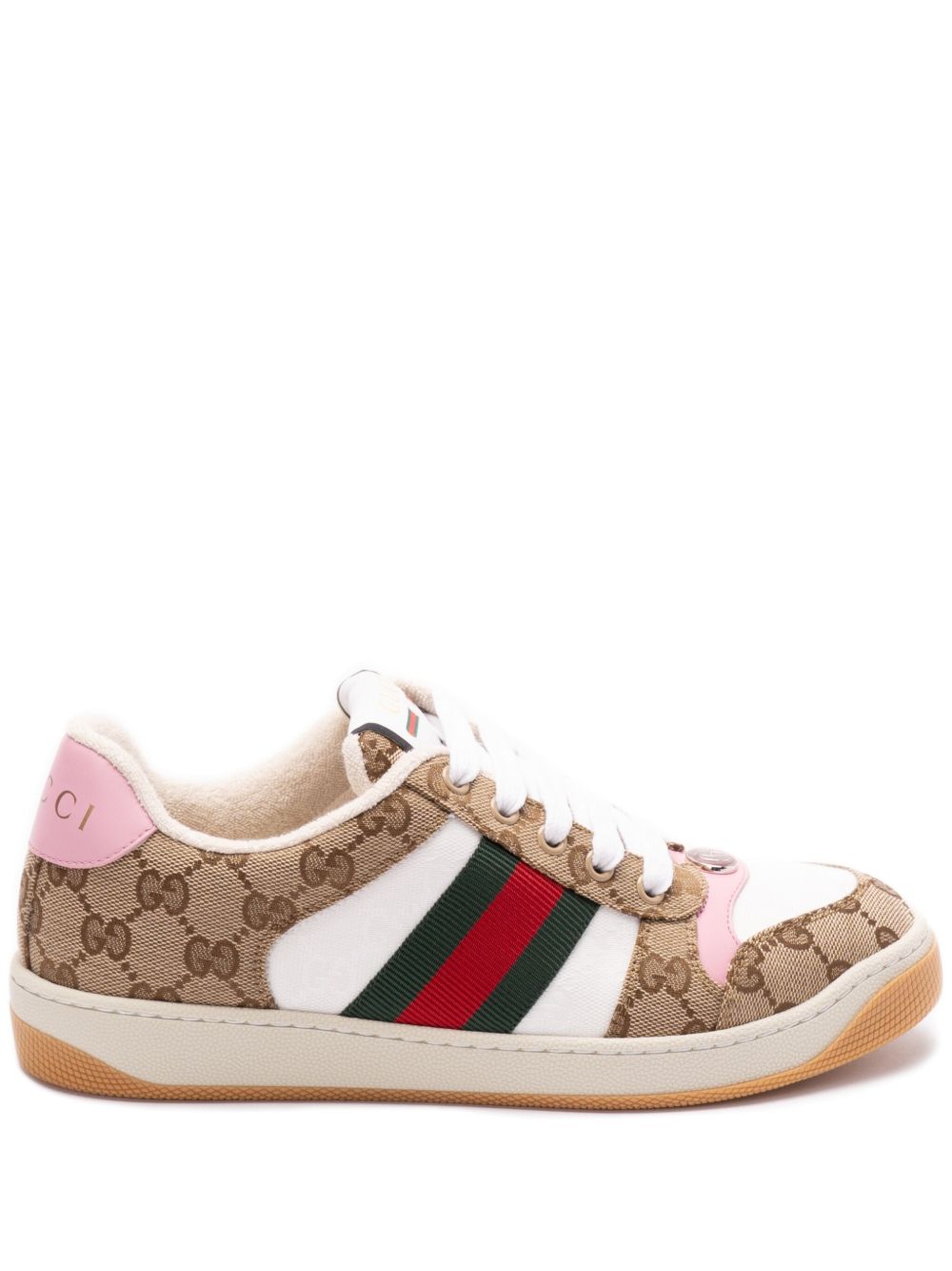 Gucci Sneakers Beige Leather