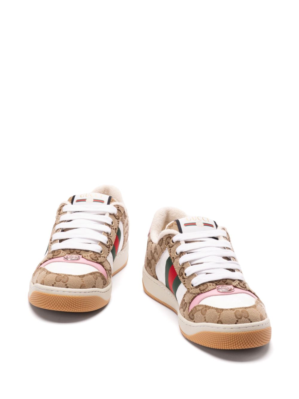 Gucci Sneakers Beige Leather
