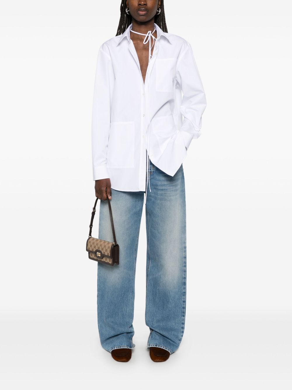 Gucci Shirts White Cotton