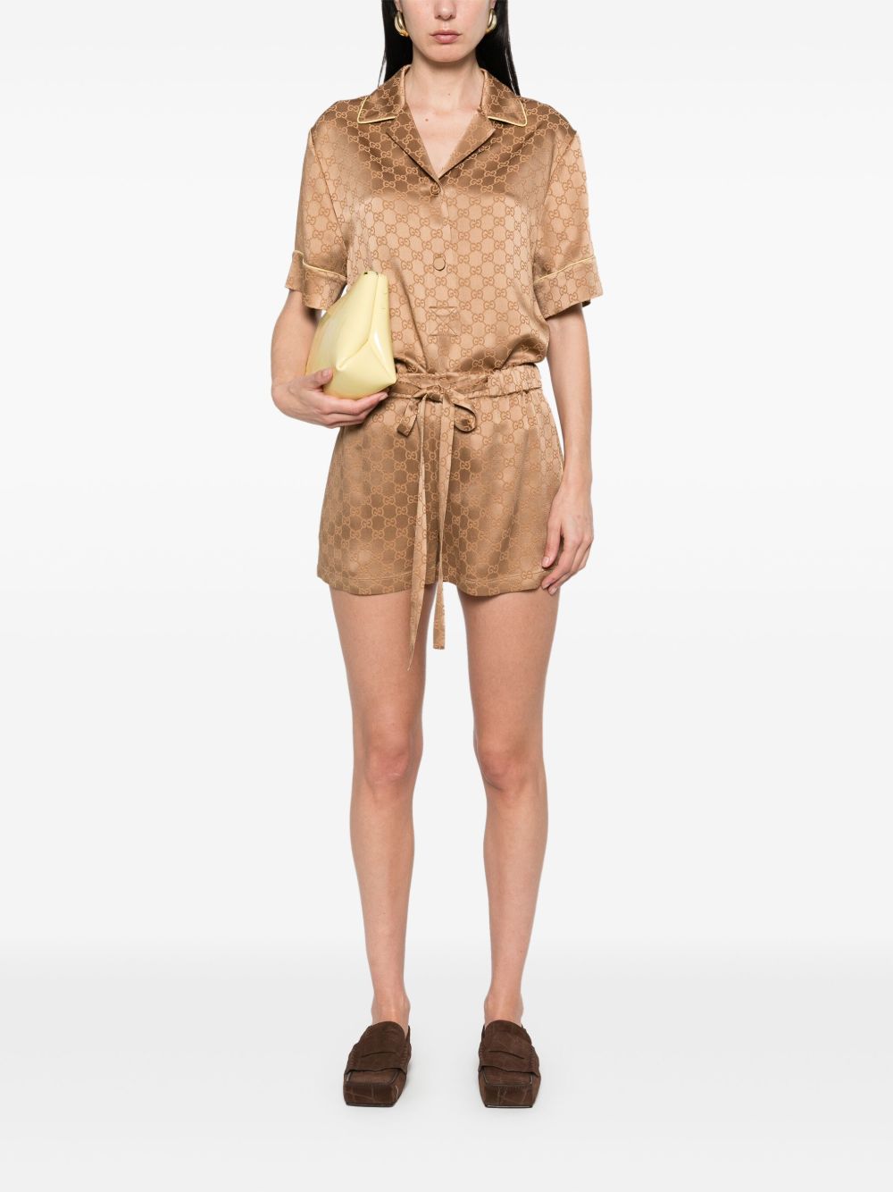 Gucci Shorts Beige Outer: Viscose