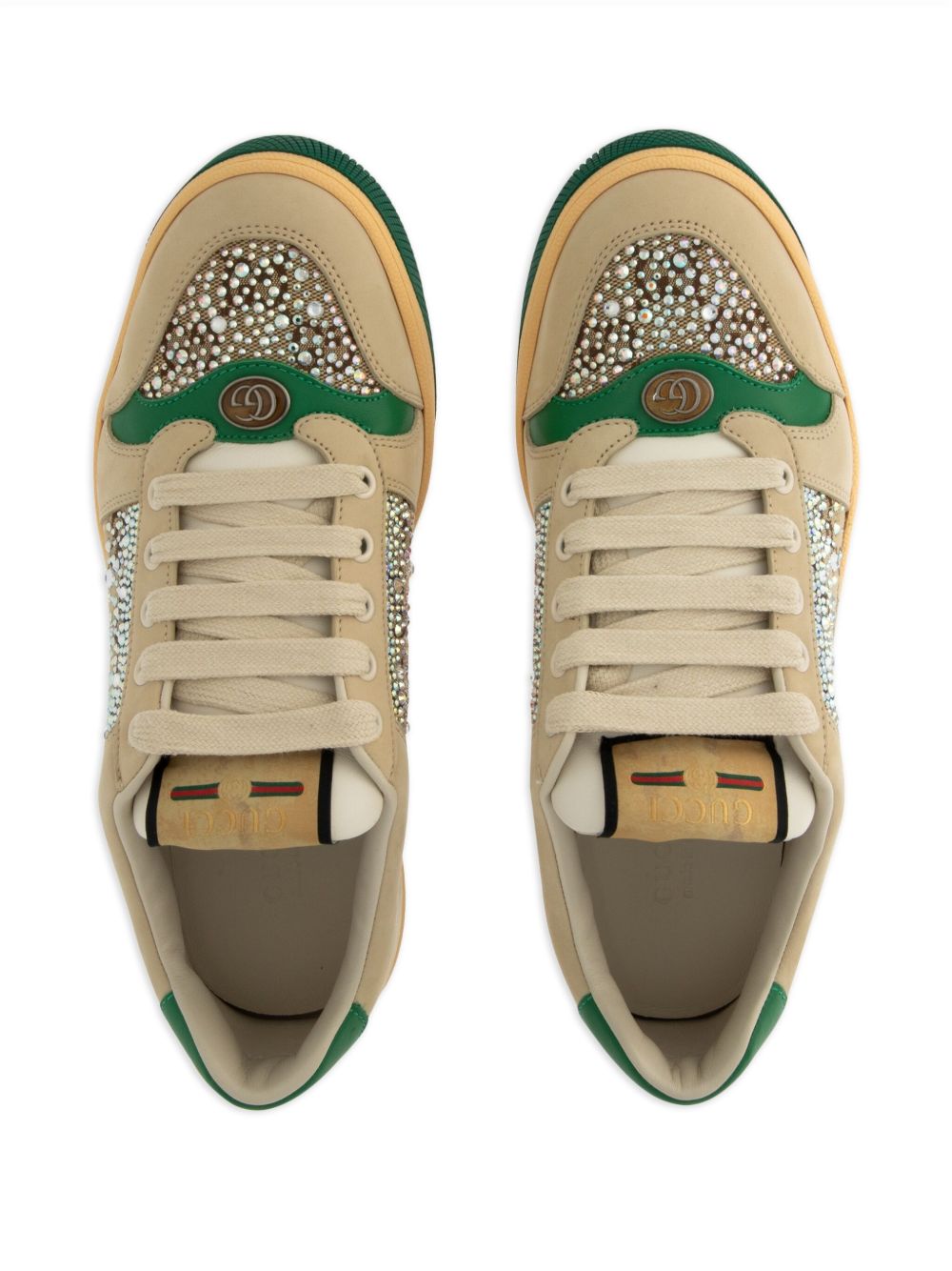 Gucci Sneakers Beige Sole: Rubber Outer: Canvas