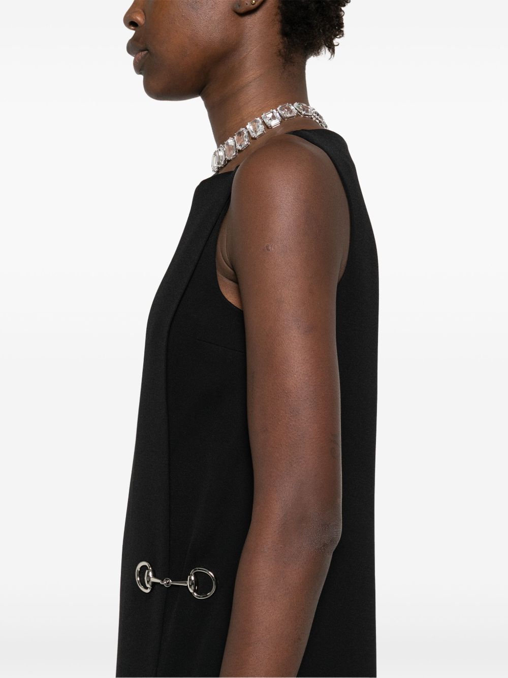 Gucci Dresses Black Lining: Acetate