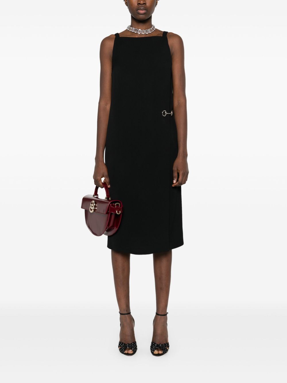 Gucci Dresses Black Lining: Acetate