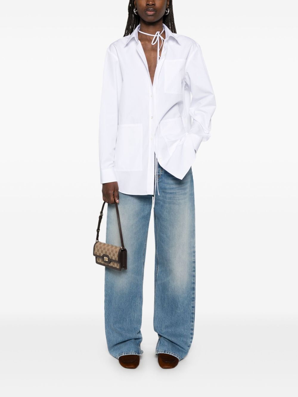 Gucci Jeans Clear Blue Lining: Polyester
