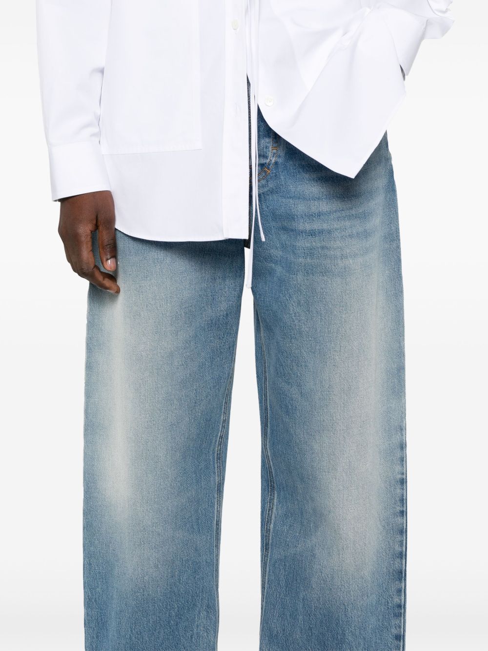 Gucci Jeans Clear Blue Lining: Polyester