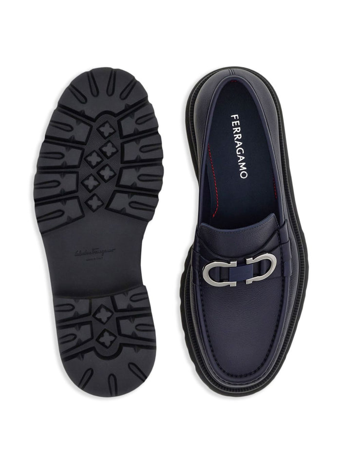 Ferragamo Flat Shoes Blue