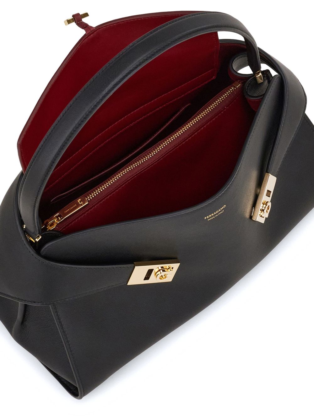 Ferragamo Bags Black Outer: Calfskin
