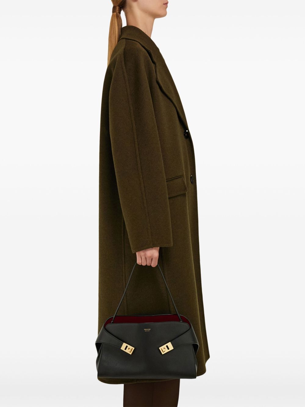 Ferragamo Bags Black Outer: Calfskin