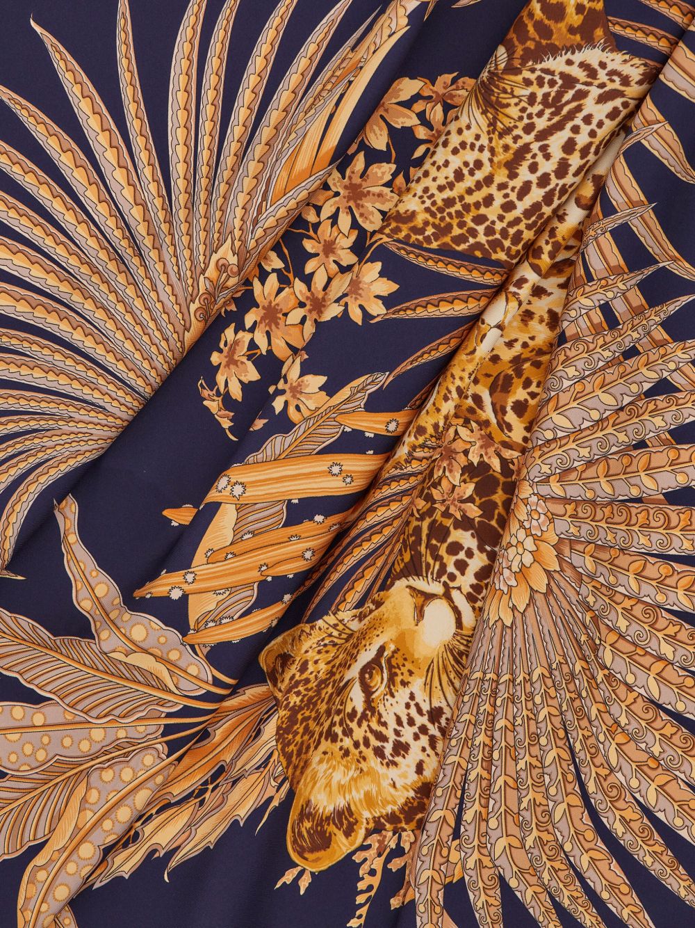 Ferragamo Scarfs Blue Silk