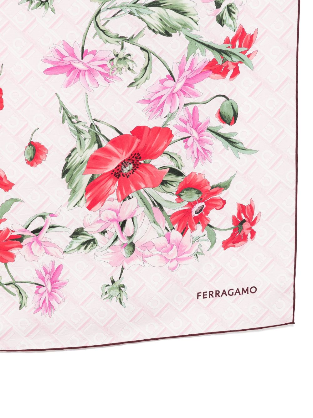 Ferragamo Scarfs Pink Silk