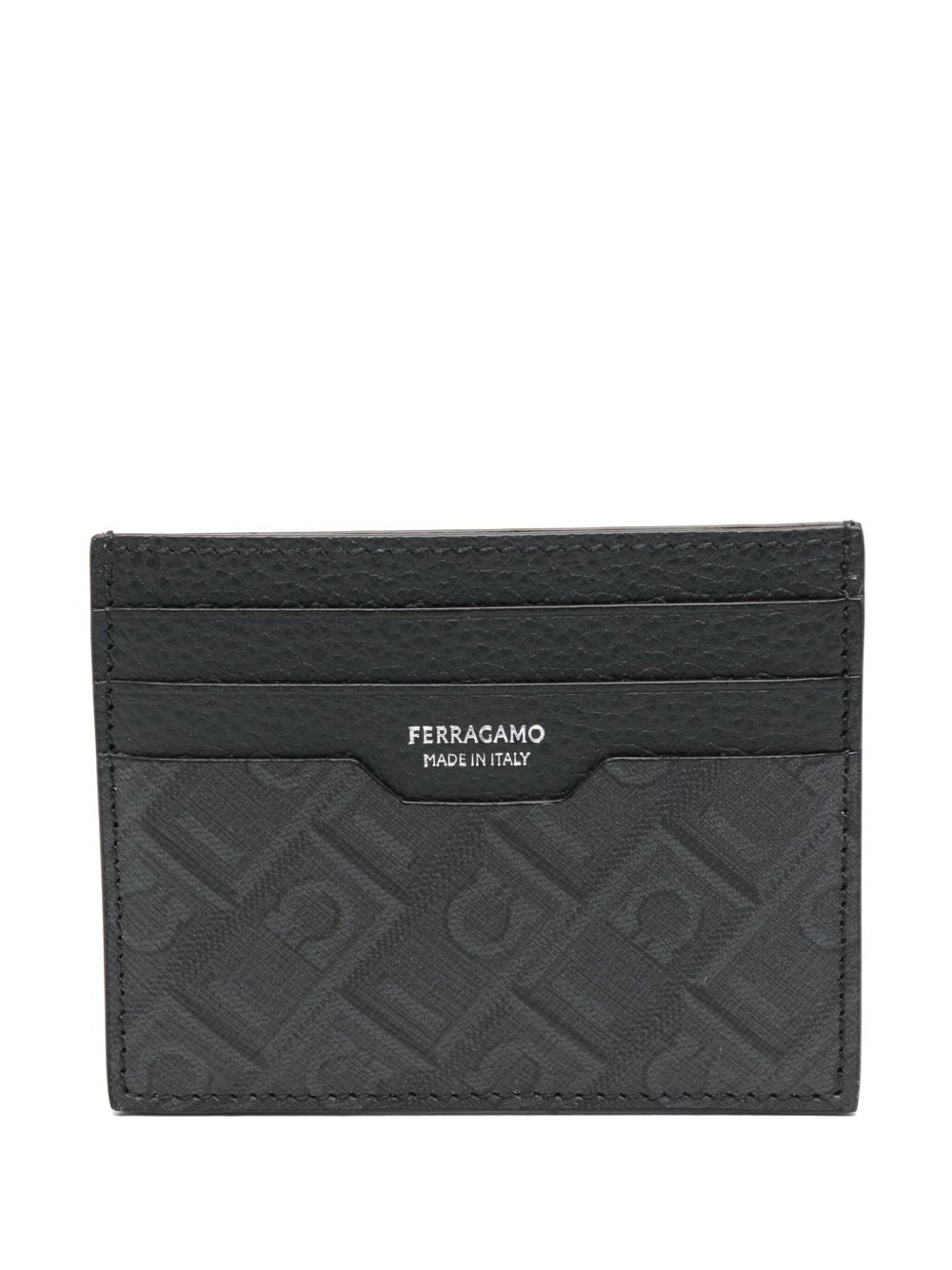 Ferragamo Wallets Black Outer: Polyurethane