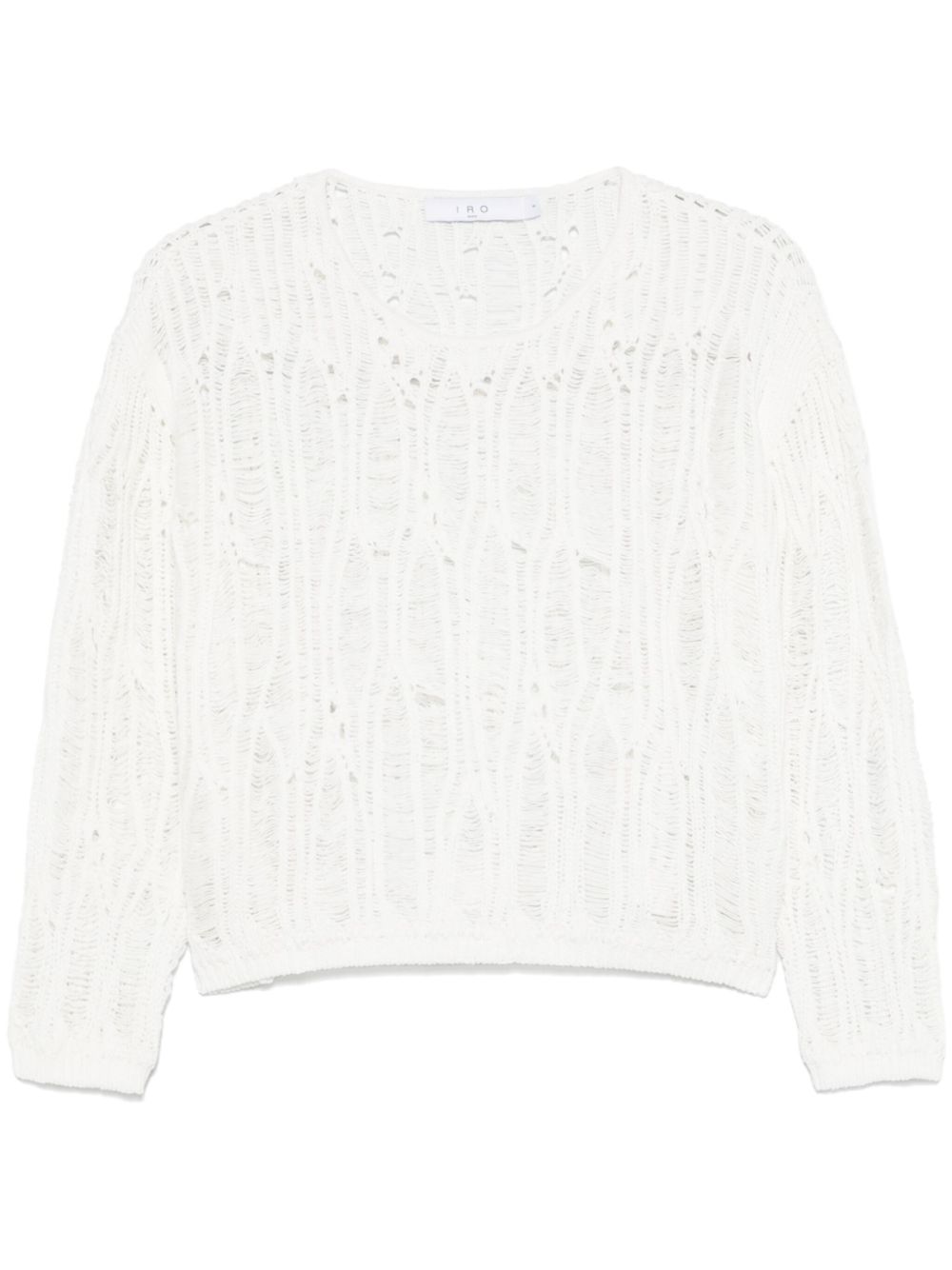 Iro Sweaters White Natural (veg)->cotton100 %