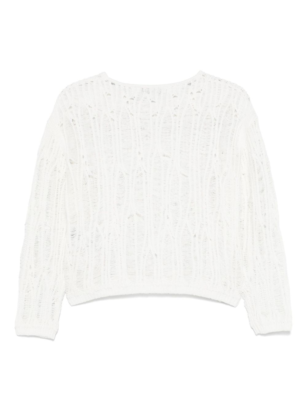 Iro Sweaters White Natural (veg)->cotton100 %