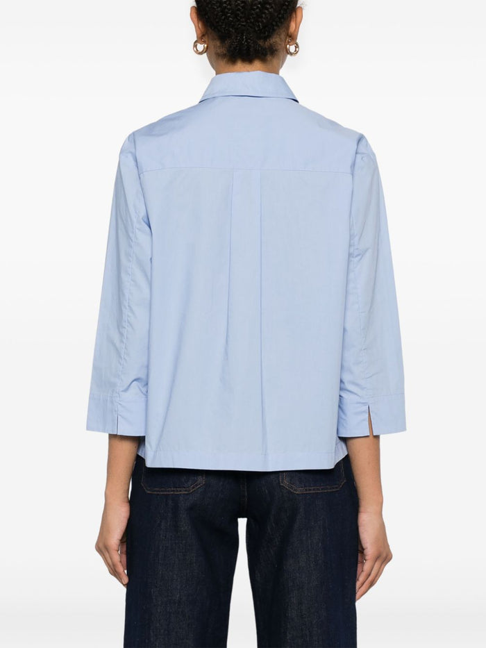 Woolrich Shirts Azzurro Cotton