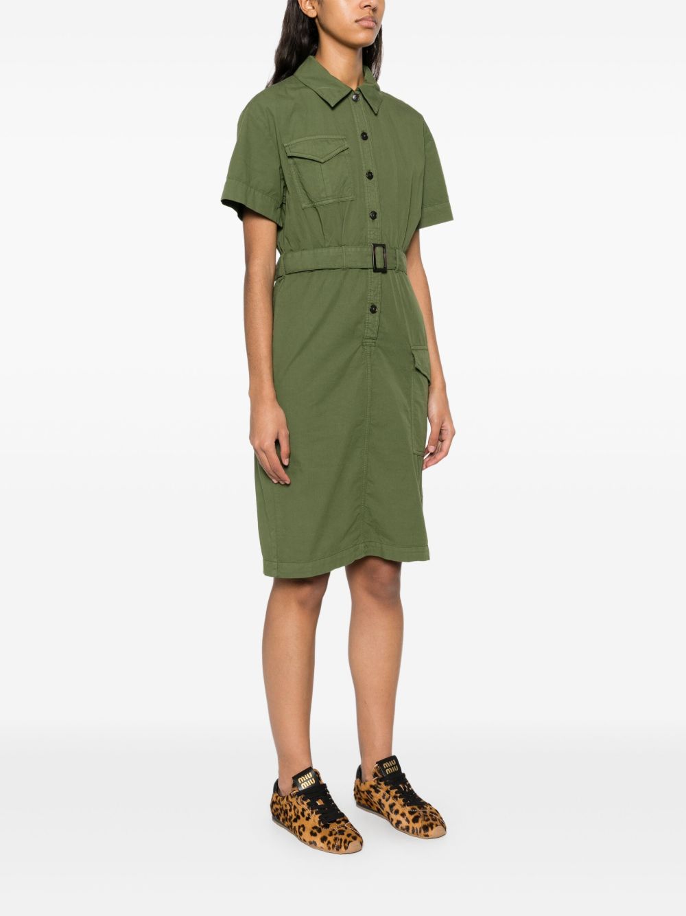Woolrich Dresses Green Cotton