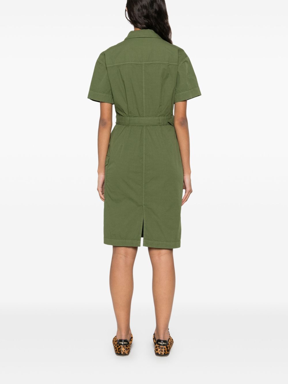 Woolrich Dresses Green Cotton