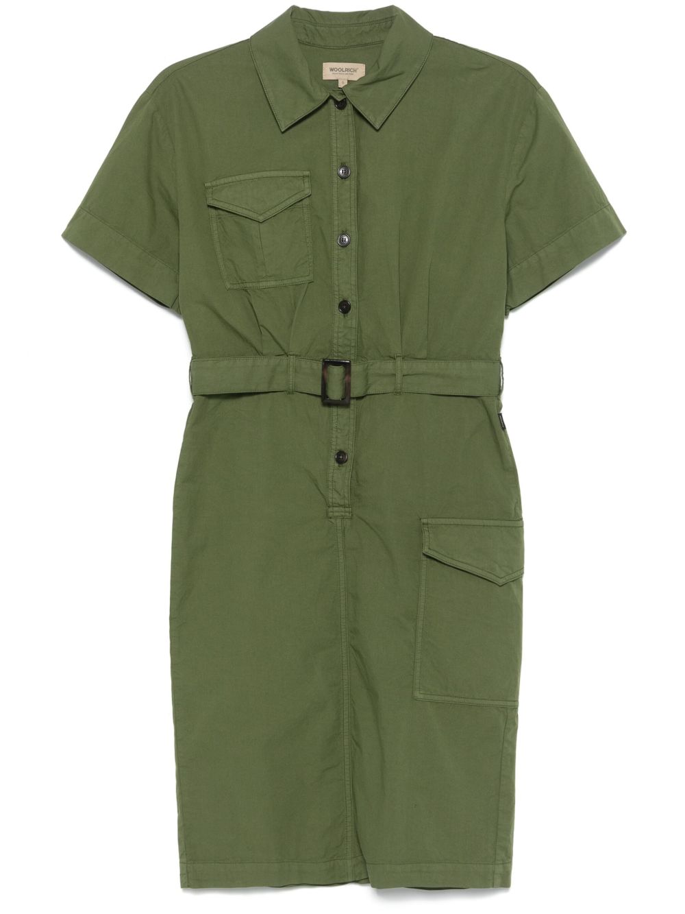 Woolrich Dresses Green Cotton