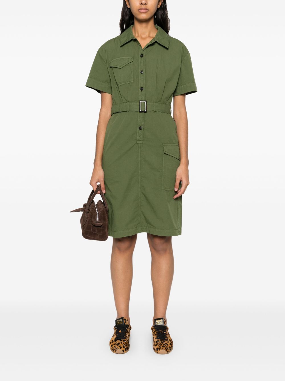Woolrich Dresses Green Cotton