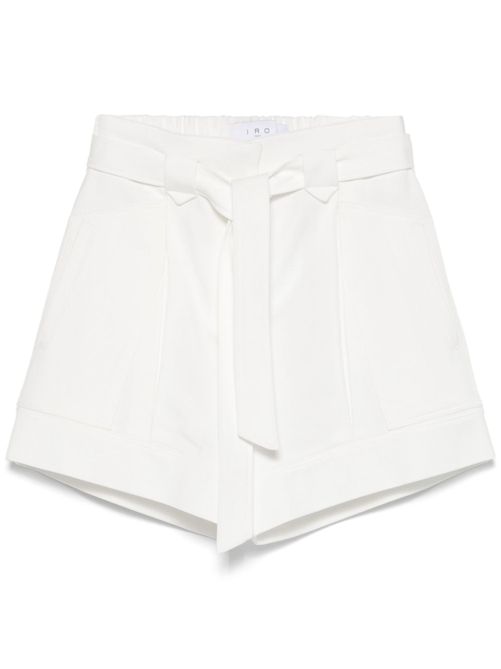 Iro Shorts White Cotton Viscose