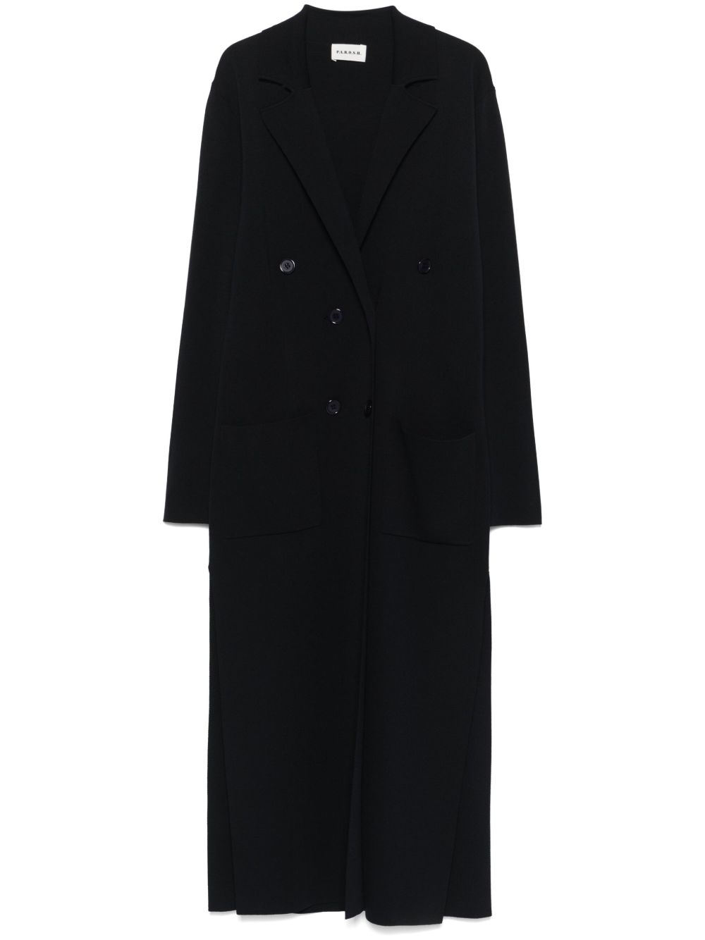 Parosh Coats Blue Viscose Polyamide