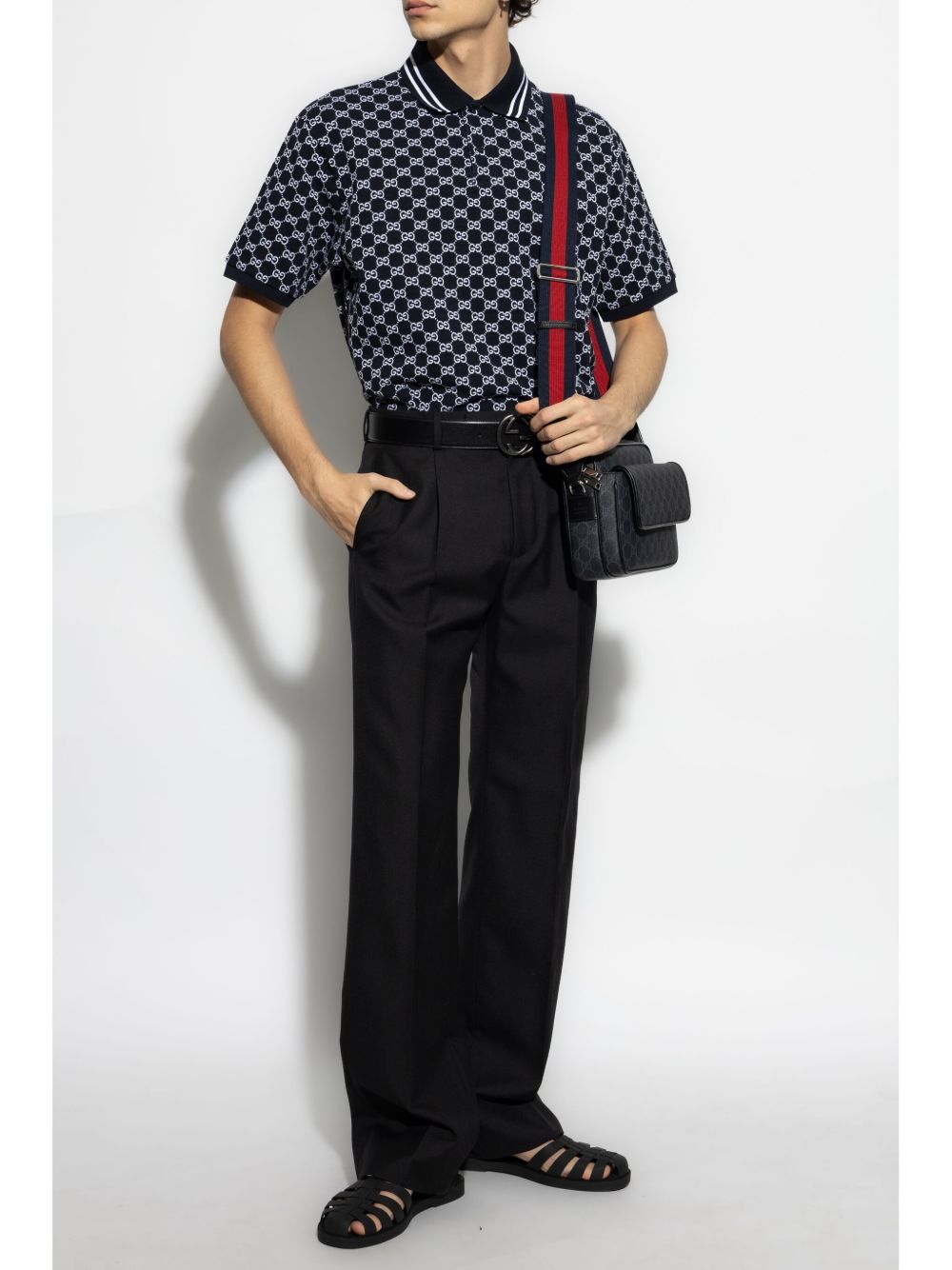 Gucci T-Shirts And Polos Blue Cotton