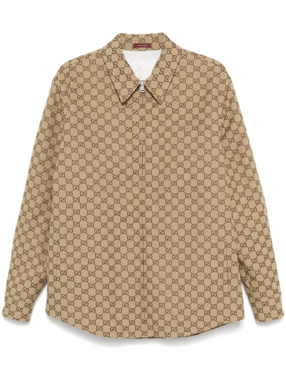 Gucci Shirts Camel Outer: Cotton
