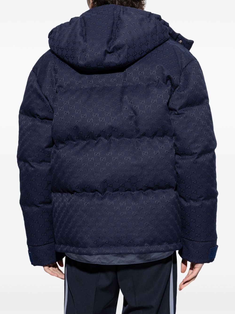 Gucci Coats Blue Outer: Cotton