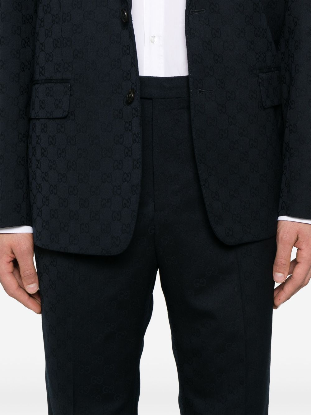Gucci Suit Blue Lining: Viscose