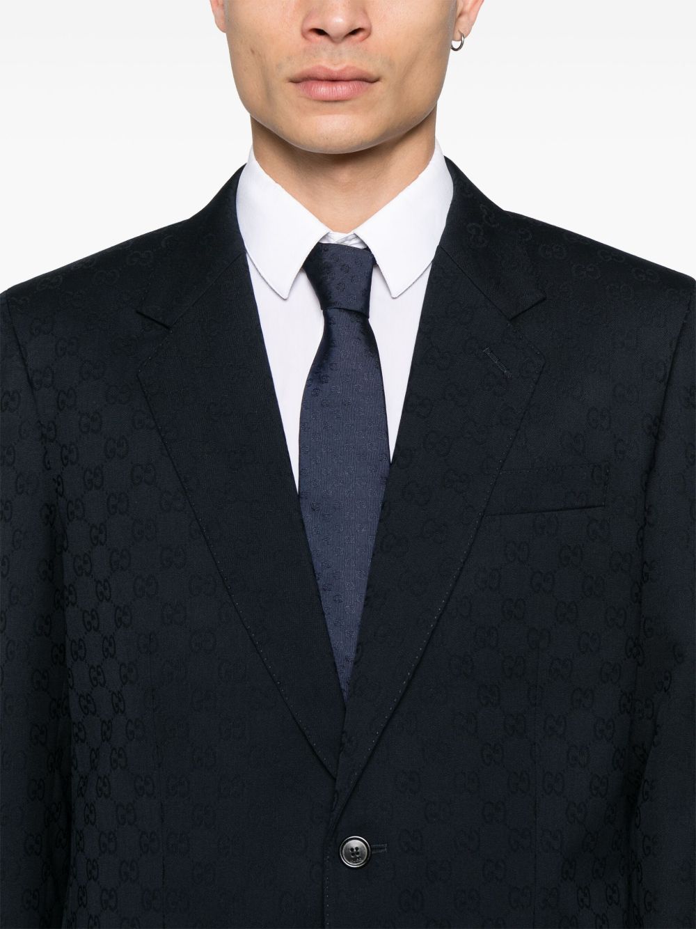 Gucci Suit Blue Lining: Viscose