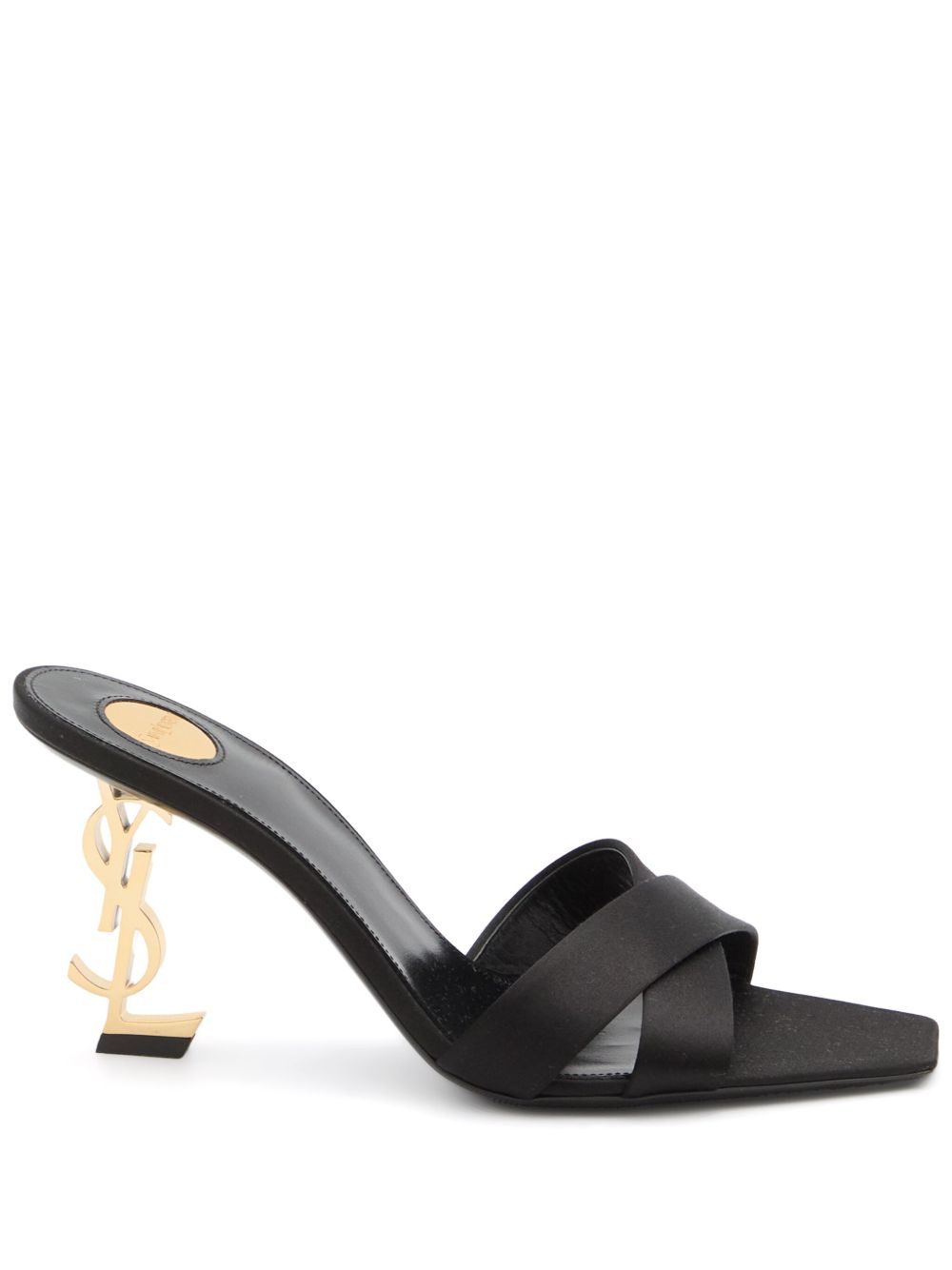 Saint Laurent Sandals Black Silk