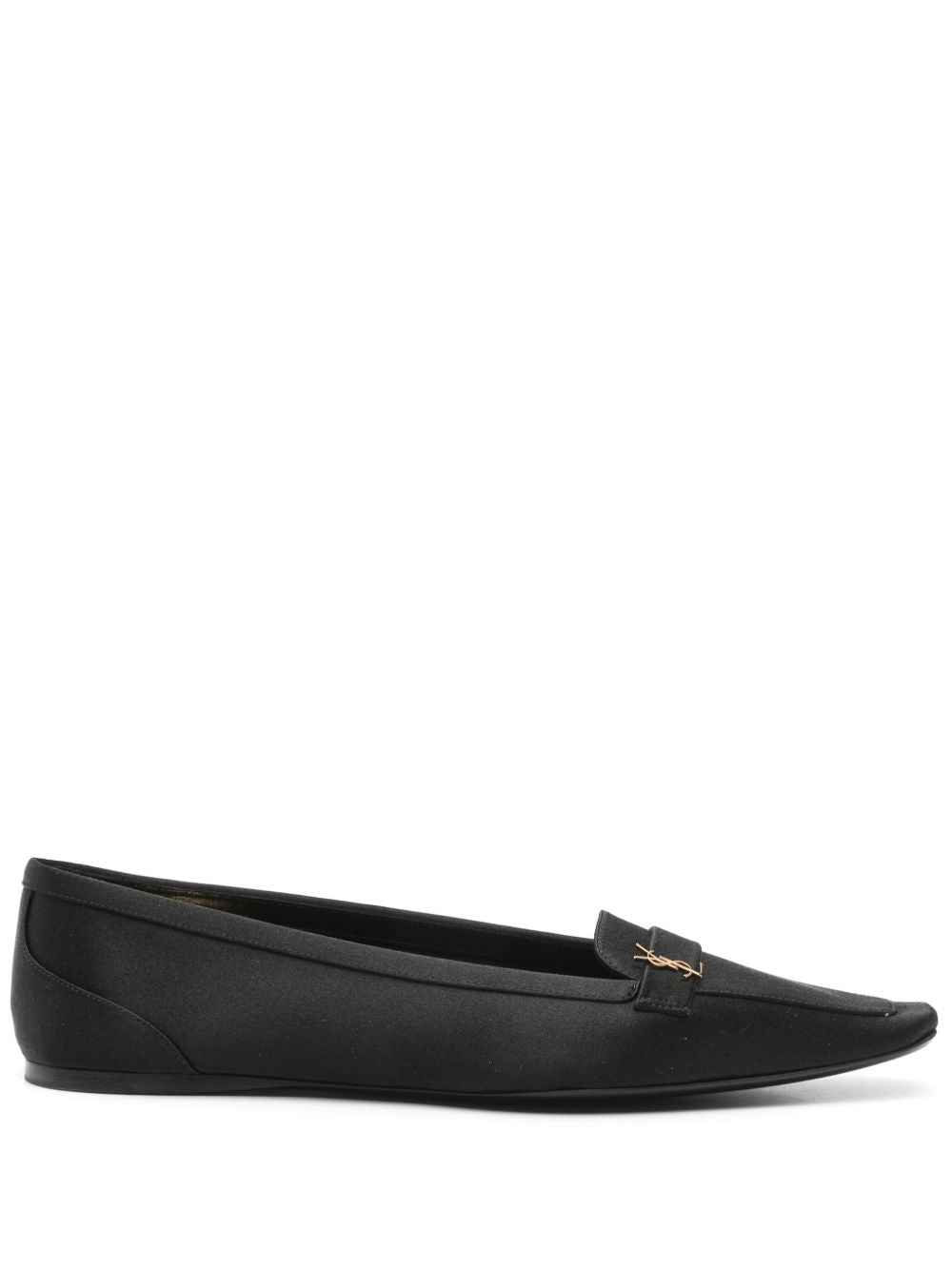 Saint Laurent Flat Shoes Black Lining: Fabric