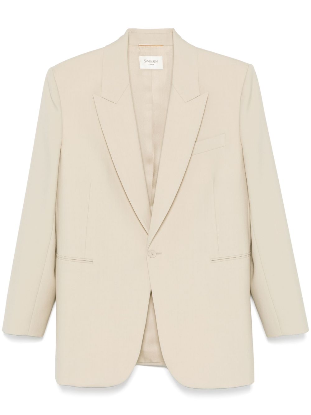 Saint Laurent Jackets Beige Lining: Silk Outer: Wool