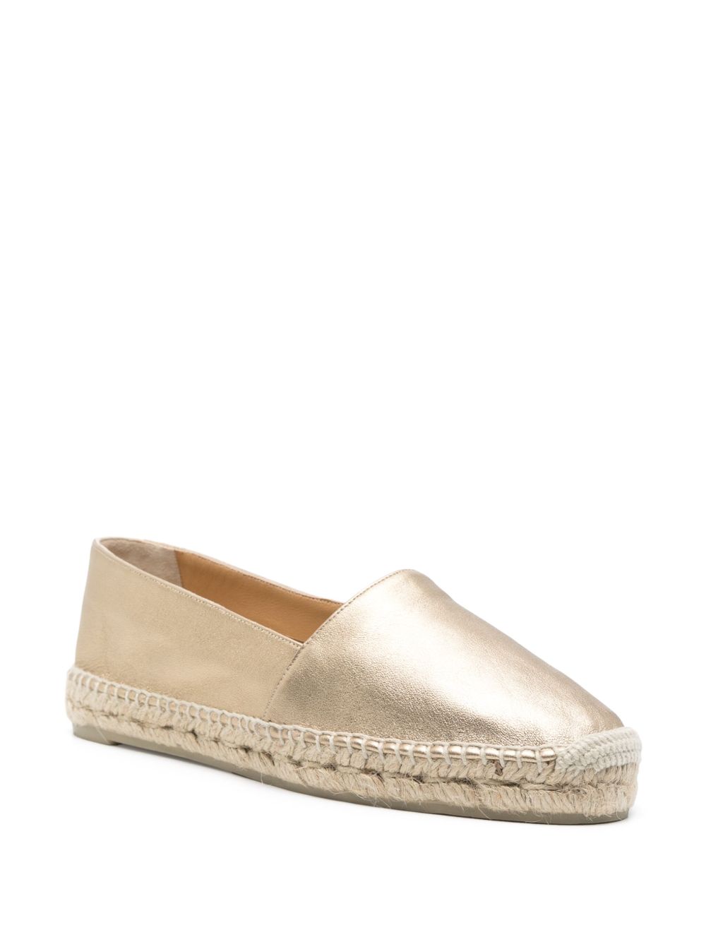 Castaner Flat Shoes Golden Lining: Raffia