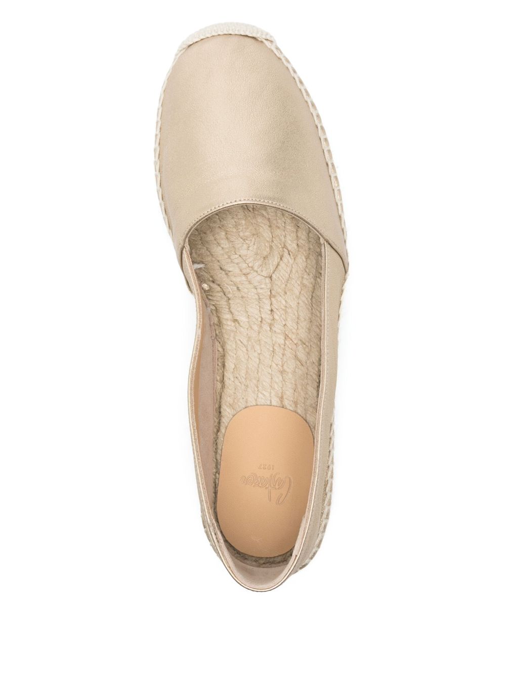 Castaner Flat Shoes Golden Lining: Raffia
