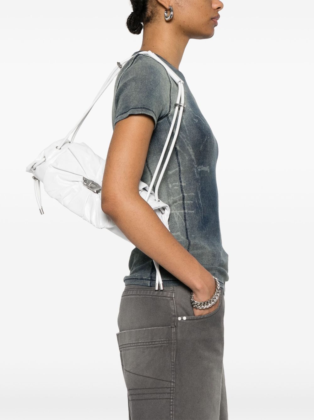 Diesel Bags White Polyurethane