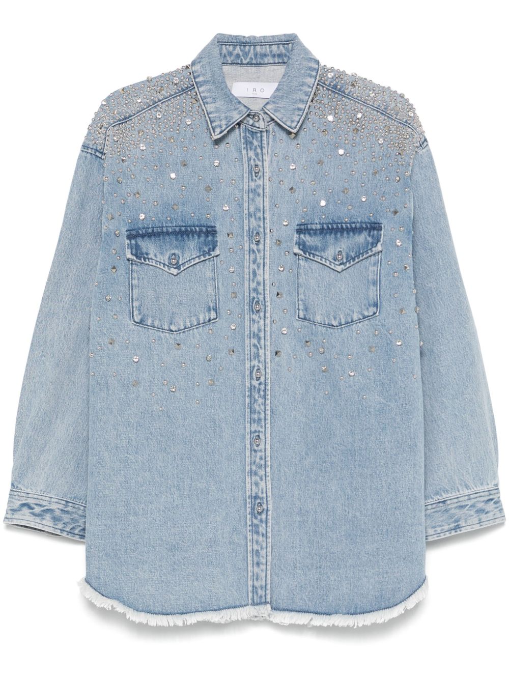 Iro Shirts Blue Cotton