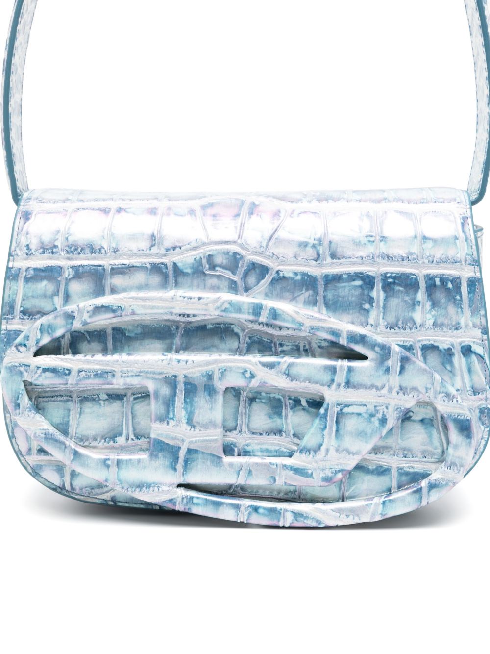 Diesel Bags Clear Blue Polyurethane