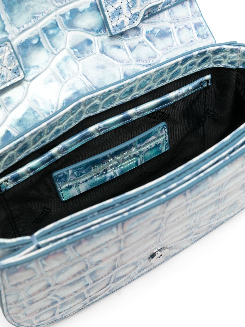 Diesel Bags Clear Blue Polyurethane