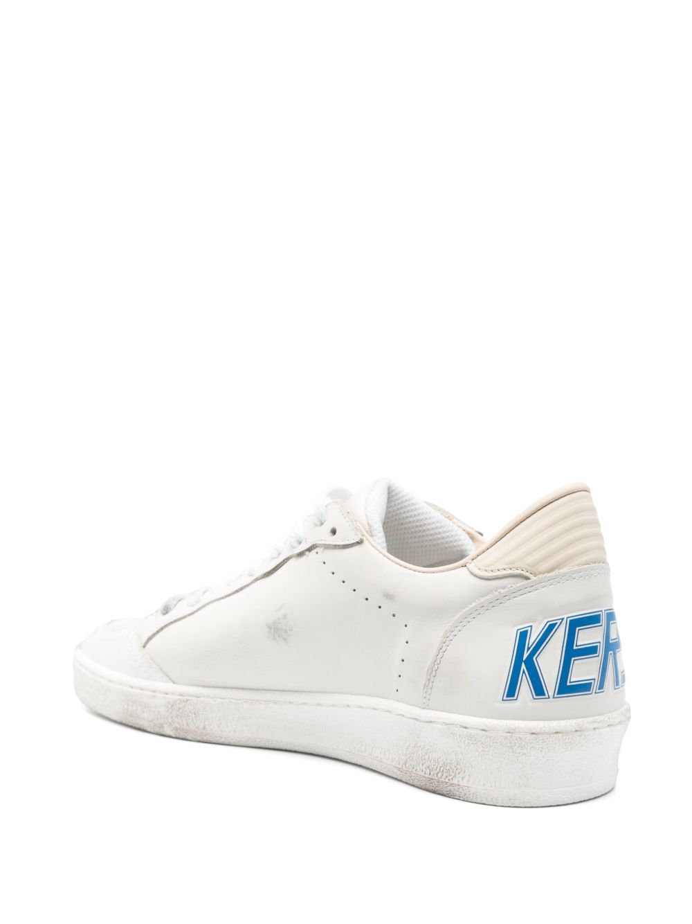 Golden Goose Sneakers Blue Calf Leather