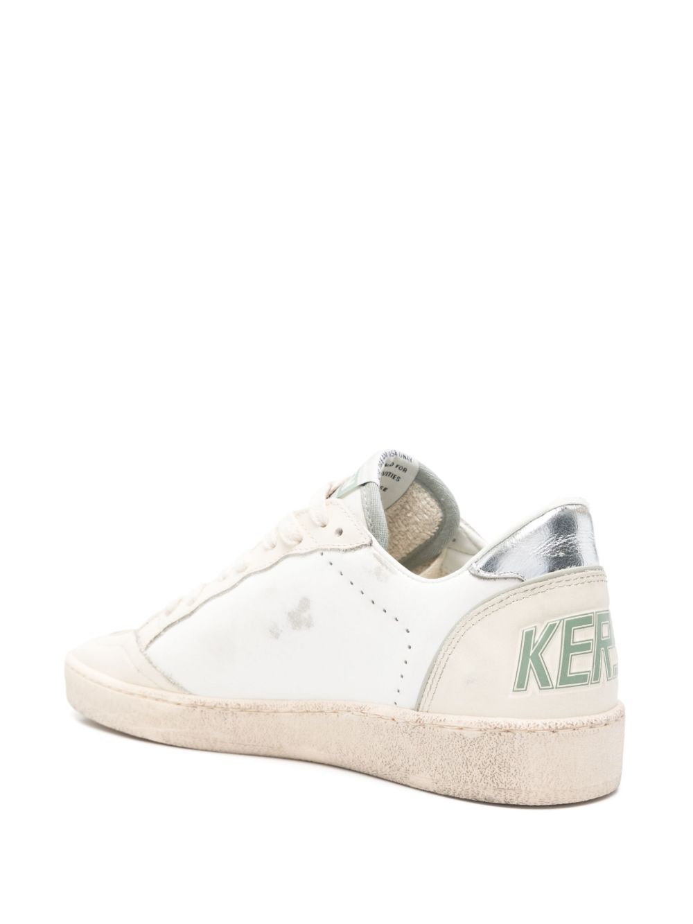 Golden Goose Sneakers Green Calf Leather