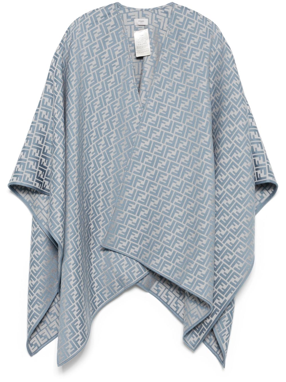 Fendi Jackets Blue Cashmere Silk