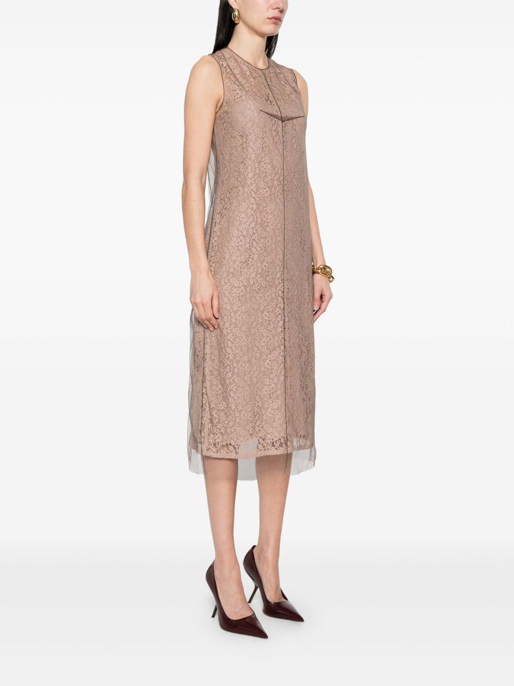 Fendi Dresses Powder Silk