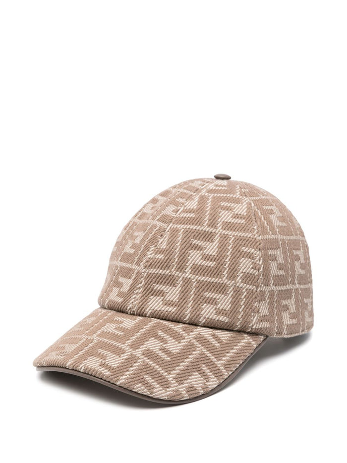 Fendi Hats Dove Grey Cotton