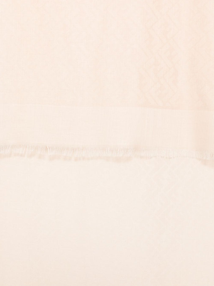 Fendi Scarfs Pink Cashmere Silk