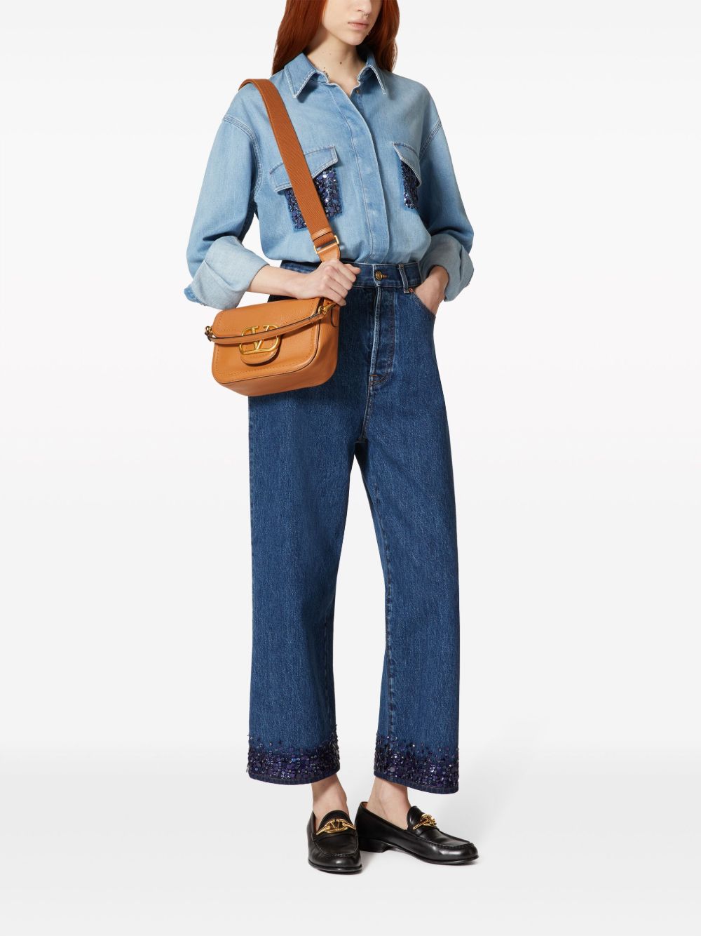 Valentino Garavani Bags Leather Brown Calf