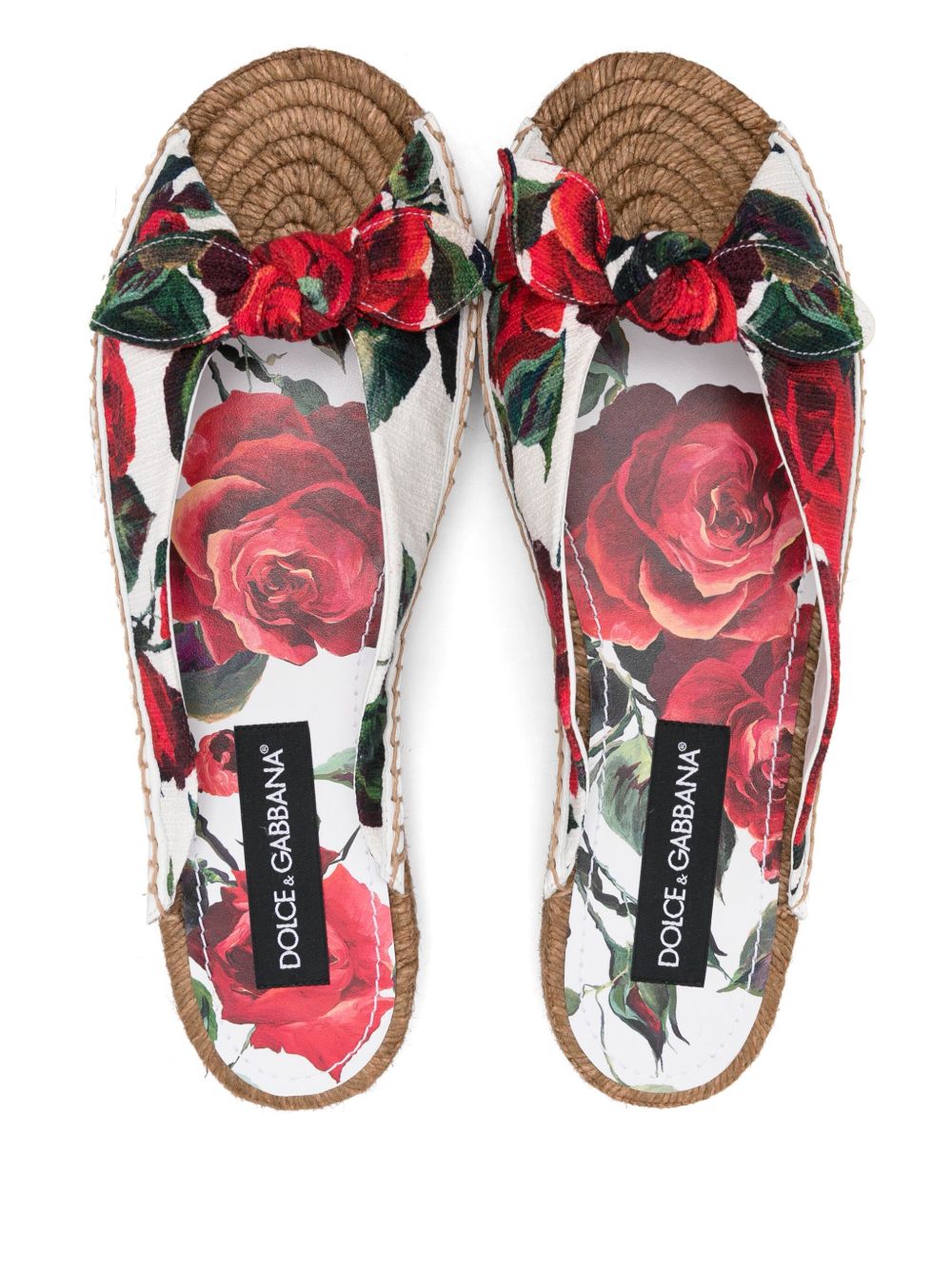 Dolce & Gabbana Sandals White Cotton