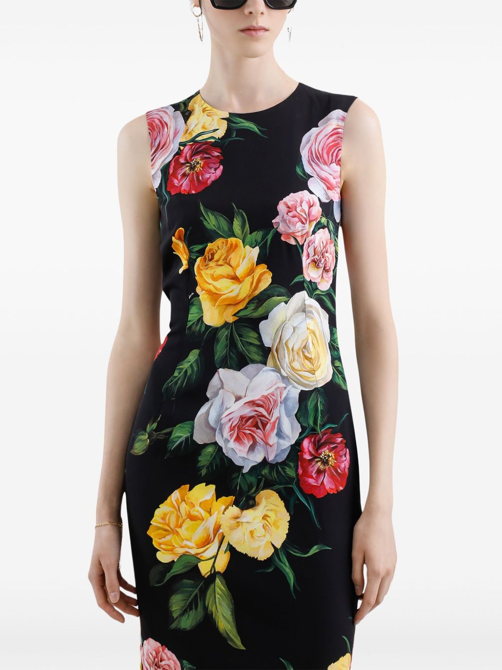 Dolce & Gabbana Dresses Black Silk Spandex
