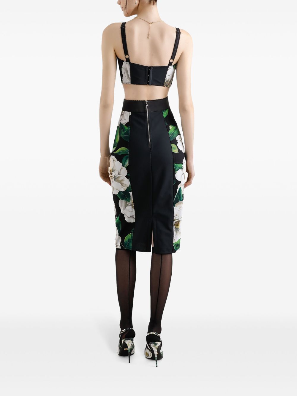 Dolce & Gabbana Skirts Black Nylon Elastane