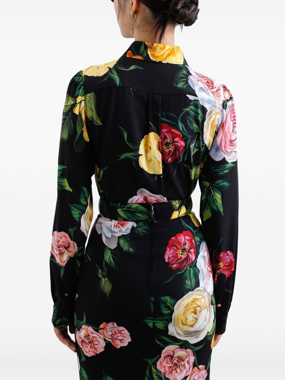 Dolce & Gabbana Shirts Black Silk